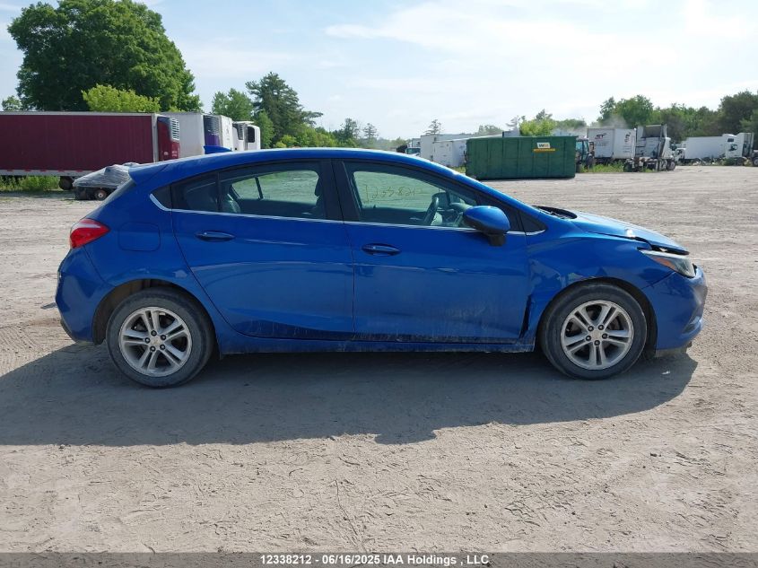 2018 Chevrolet Cruze Lt VIN: 3G1BE6SM8JS575365 Lot: 12338212