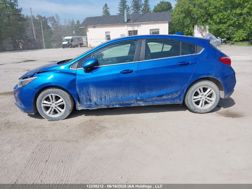 2018 Chevrolet Cruze Lt VIN: 3G1BE6SM8JS575365 Lot: 12338212