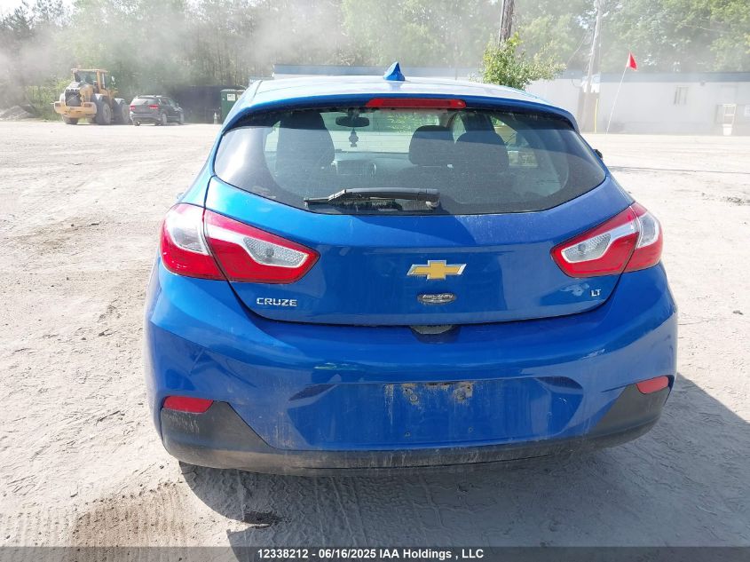 2018 Chevrolet Cruze Lt VIN: 3G1BE6SM8JS575365 Lot: 12338212