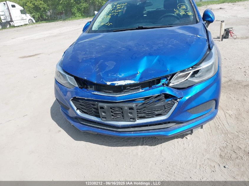 2018 Chevrolet Cruze Lt VIN: 3G1BE6SM8JS575365 Lot: 12338212