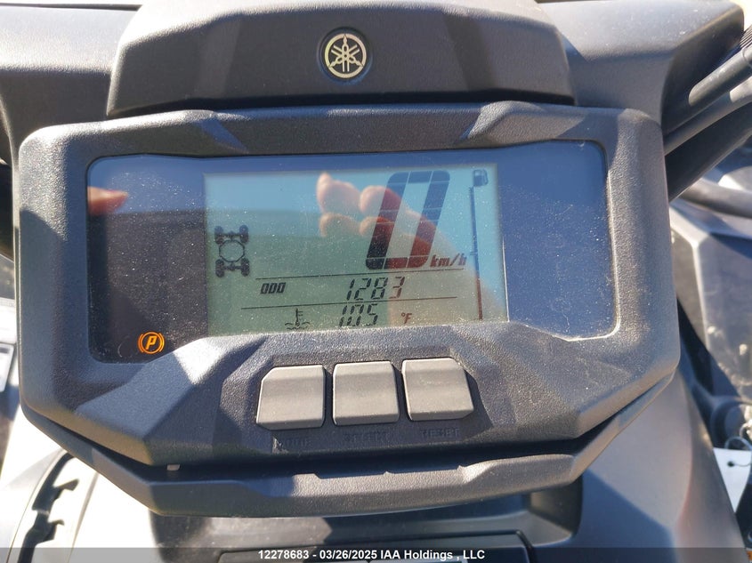 2024 Yamaha Yfm700 VIN: 5Y4AMH2W4RA308151 Lot: 12278683X