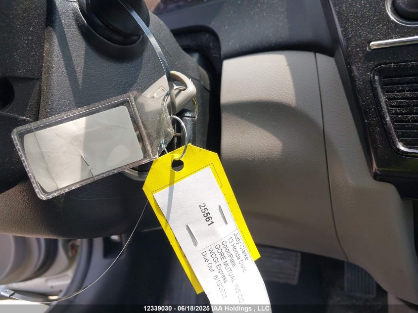 2013 Honda Civic Ex 4Dr VIN: 2HGFB2F54DH036294 Lot: 12339030