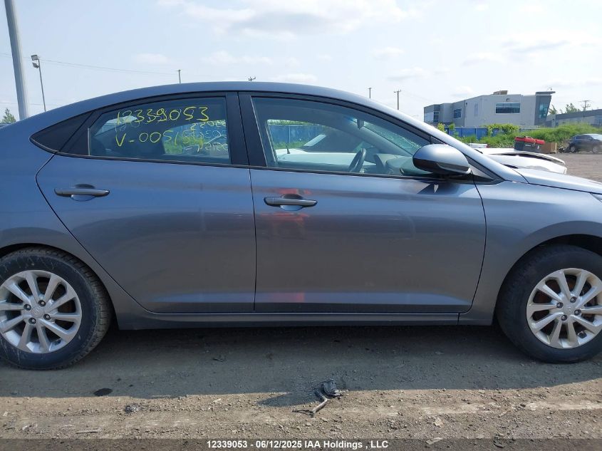 2018 Hyundai Accent Gl VIN: 3KPC24A36JE005154 Lot: 12339053