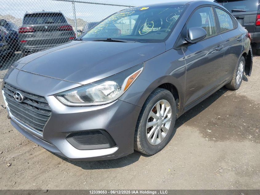 2018 Hyundai Accent Gl VIN: 3KPC24A36JE005154 Lot: 12339053