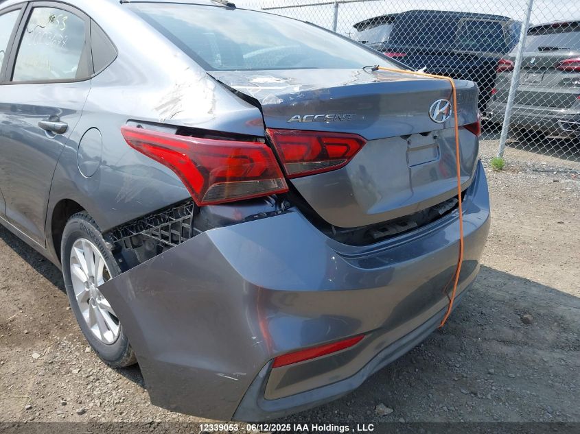 2018 Hyundai Accent Gl VIN: 3KPC24A36JE005154 Lot: 12339053