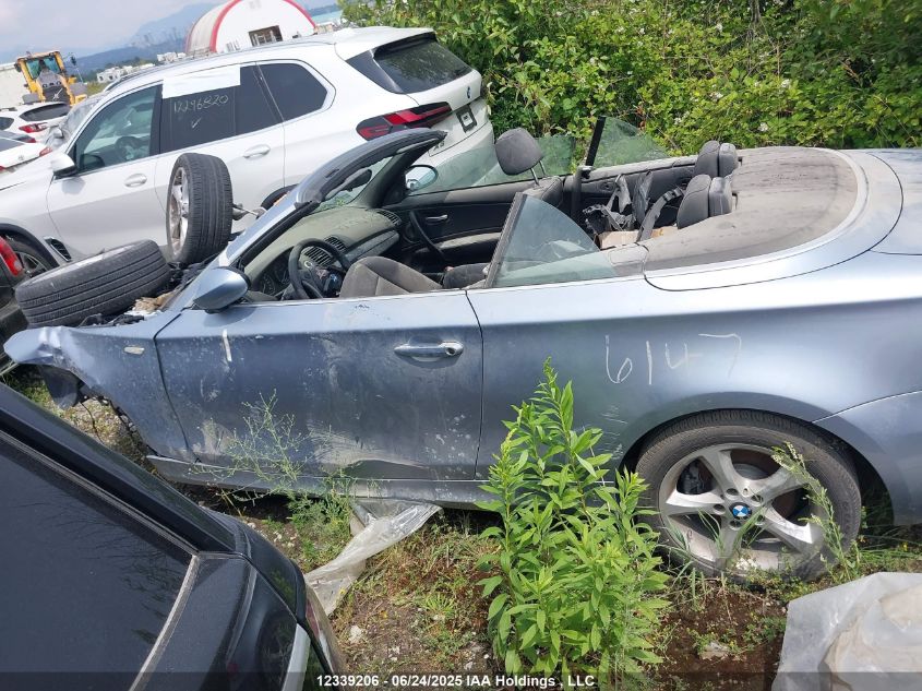 2009 BMW 1 Series VIN: WBAUL73589VJ75957 Lot: 12339206