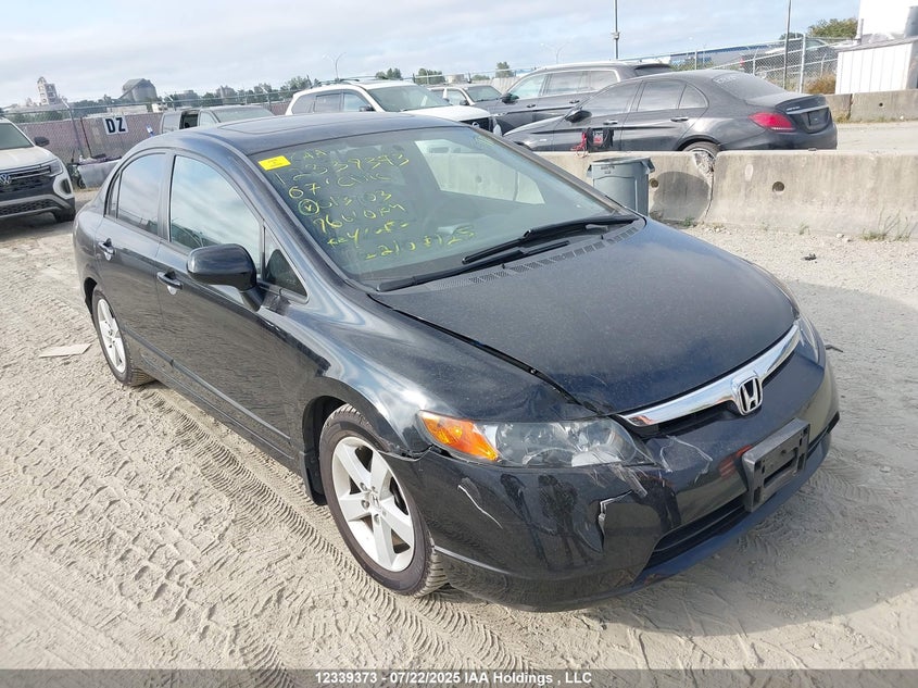 2HGFA15837H013103 2007 Honda Civic Ex auction photo 1