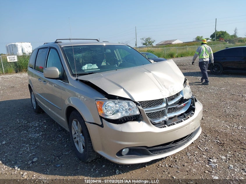 2C4RDGDGXER380909 2014 Dodge Grand Caravan Crew auction photo 1