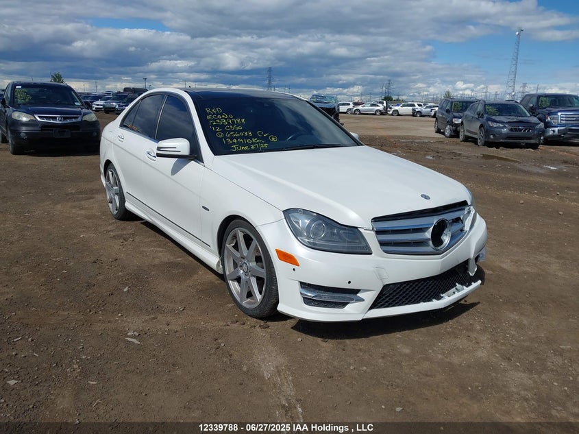 WDDGF8JB5CA656033 2012 Mercedes-Benz C 350 4Matic auction photo 1