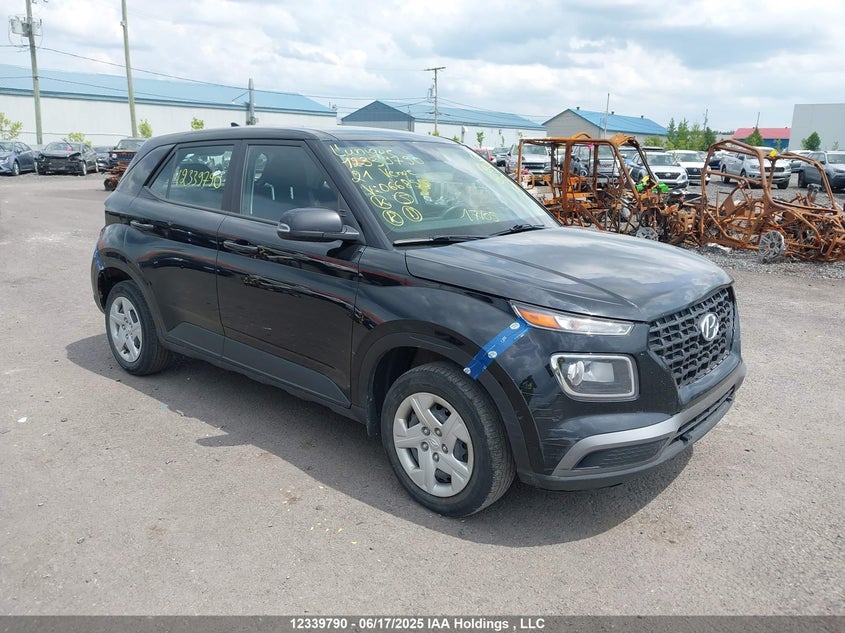 KMHRB8A37MU066855 2021 Hyundai Venue Essential Auto Ivt auction photo 1