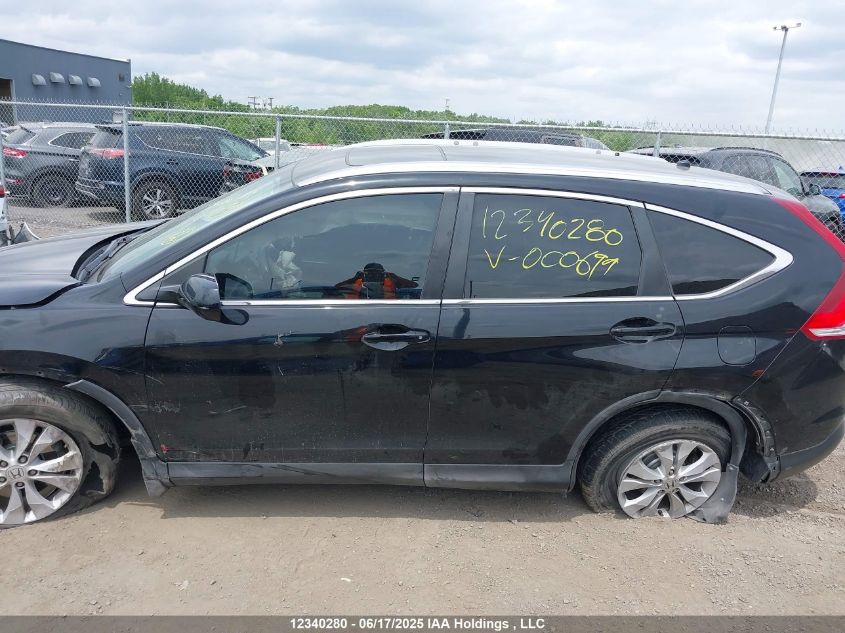 2014 Honda Cr-V Ex VIN: 2HKRM3H52EH000699 Lot: 12340280
