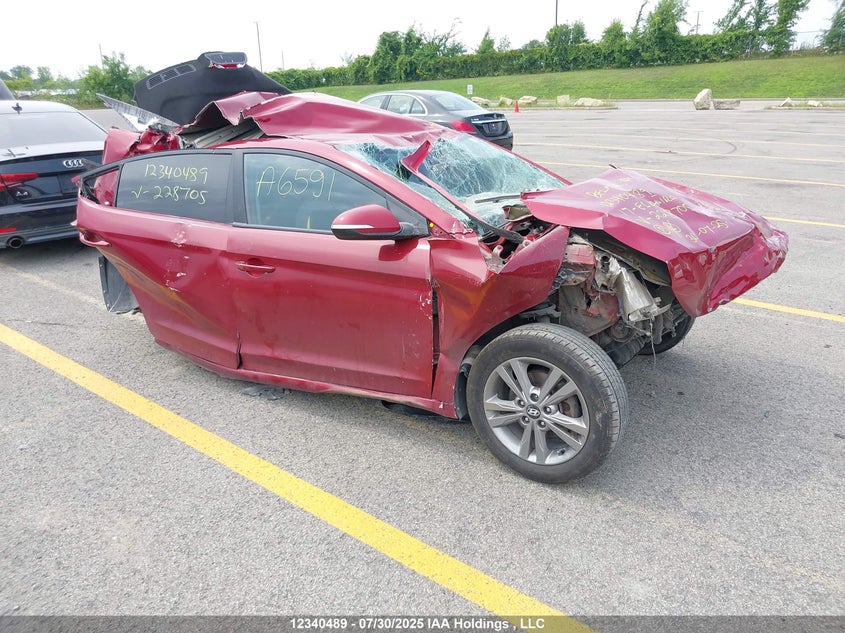 KMHD84LF1HU228705 2017 Hyundai Elantra auction photo 1