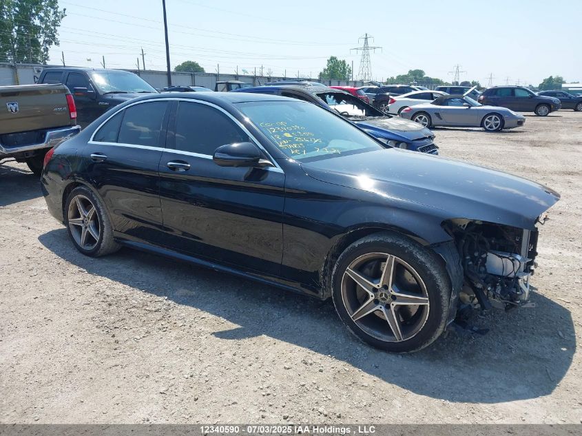 2018 Mercedes-Benz C 300 4Matic VIN: 55SWF4KBXJU256730 Lot: 12340590