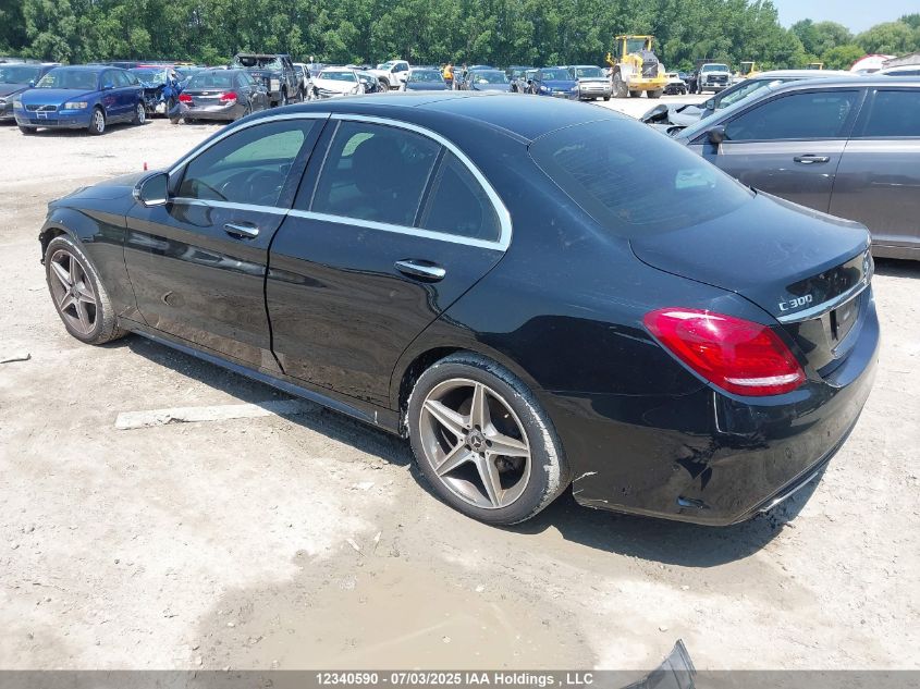 2018 Mercedes-Benz C 300 4Matic VIN: 55SWF4KBXJU256730 Lot: 12340590