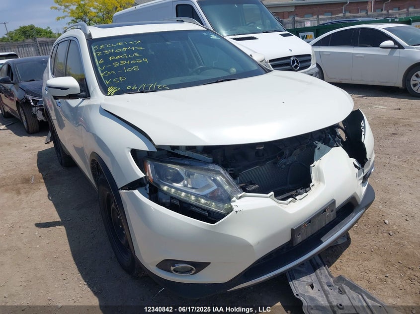 5N1AT2MV5GC834024 2016 Nissan Rogue S/Sl Premium/Sv auction photo 1