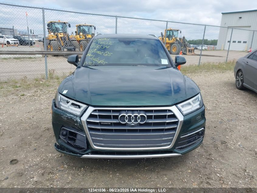 2018 Audi Q5 Prestige VIN: WA1CNAFY1J2183314 Lot: 12341036