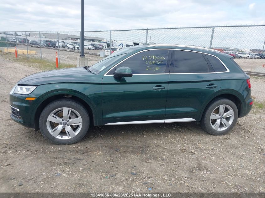 2018 Audi Q5 Prestige VIN: WA1CNAFY1J2183314 Lot: 12341036