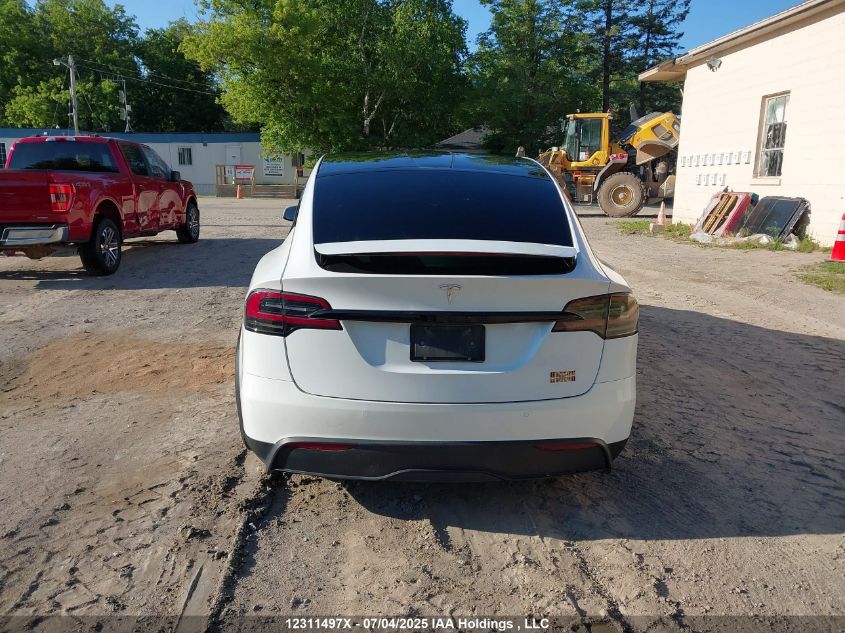 2022 Tesla Model X Plaid VIN: 7SAXCBE61NF339117 Lot: 12311497X