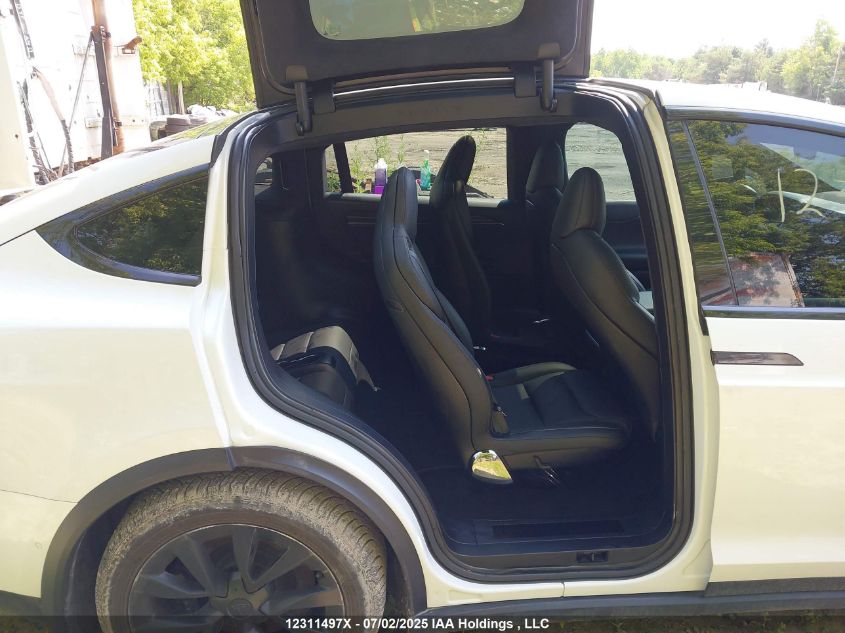 2022 Tesla Model X Plaid VIN: 7SAXCBE61NF339117 Lot: 12311497X