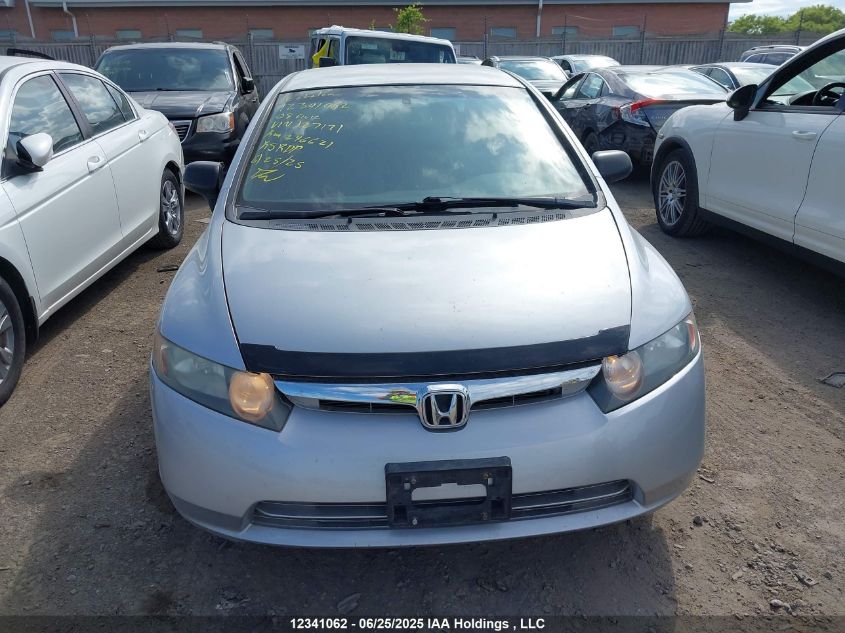 2008 Honda Civic Dx-G VIN: 2HGFA16428H127171 Lot: 12341062