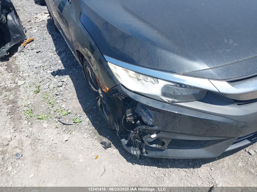 2018 Honda Civic Touring VIN: 2HGFC1F97JH107610 Lot: 12341415