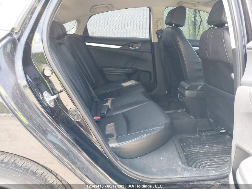 2018 Honda Civic Touring VIN: 2HGFC1F97JH107610 Lot: 12341415