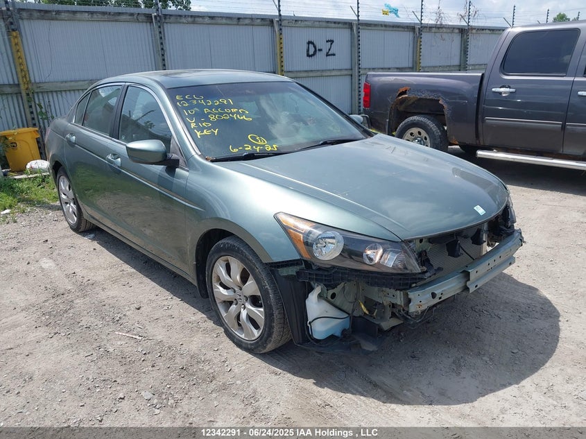 1HGCP2F82AA802466 2010 Honda Accord Ex-L auction photo 1