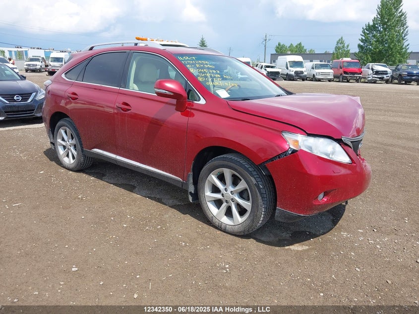 2T2BK1BA0AC045733 2010 Lexus Rx 350 auction photo 1