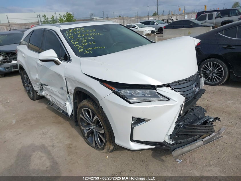JTJDGKCA1J2003425 2018 Lexus Rx 450Hl auction photo 1