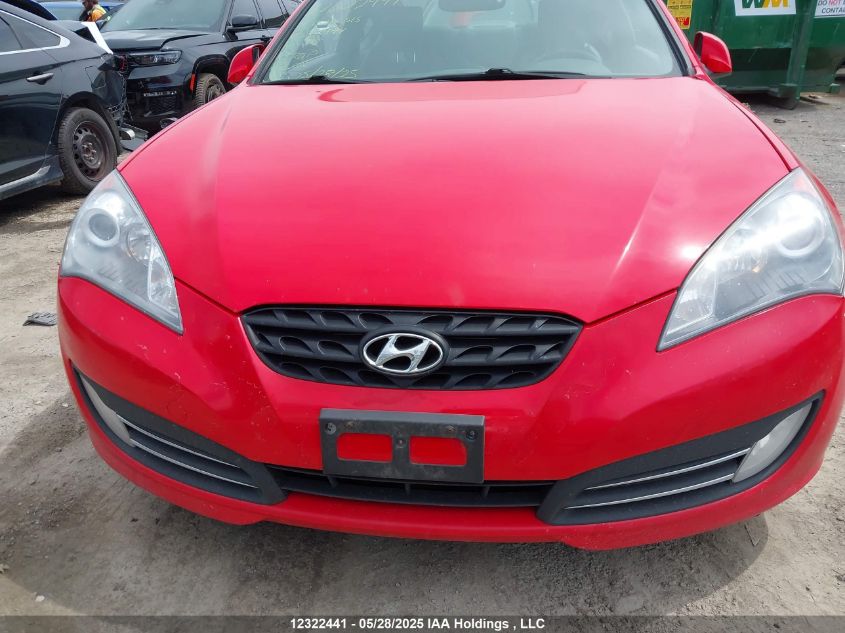 2011 Hyundai Genesis Coupe 3.8L VIN: KMHHU6KH1BU061944 Lot: 12322441X
