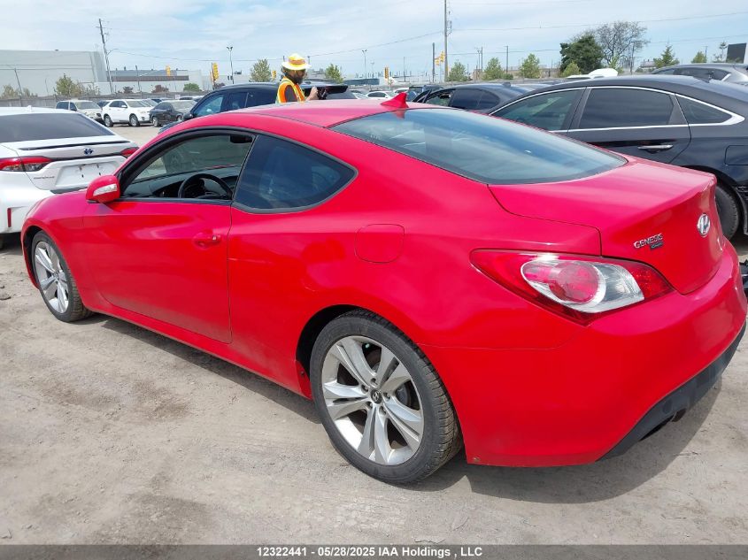 2011 Hyundai Genesis Coupe 3.8L VIN: KMHHU6KH1BU061944 Lot: 12322441X