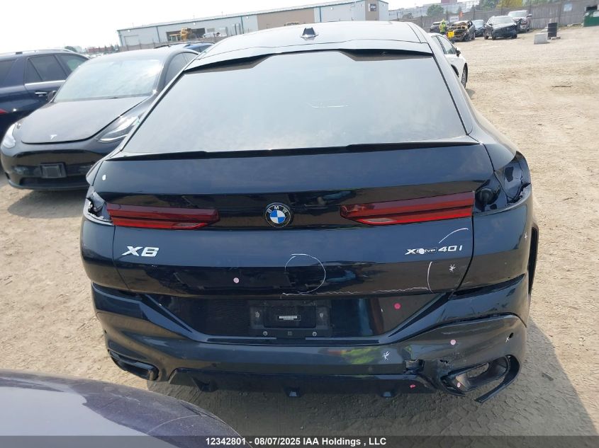 2024 BMW X6 xDrive40I VIN: 5UX33EX09R9T00859 Lot: 12342801
