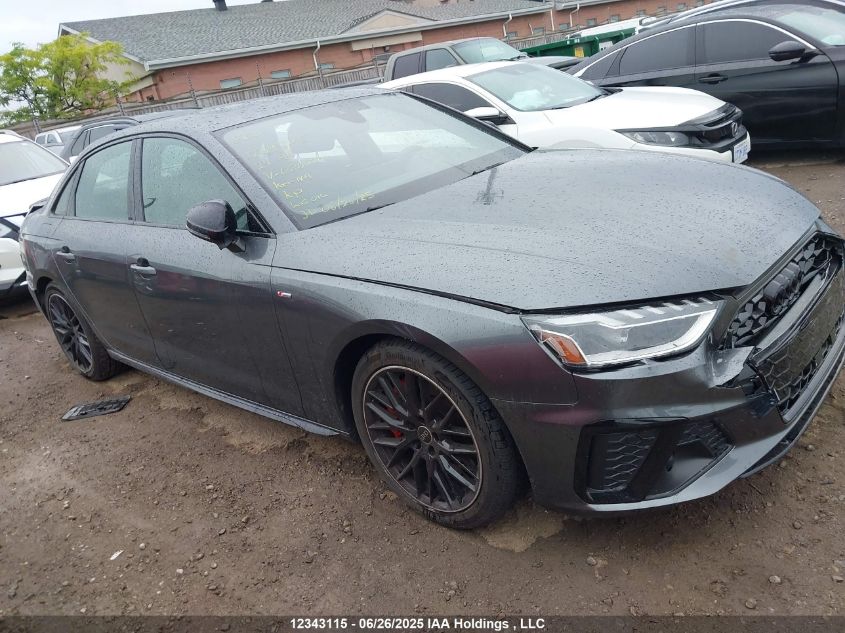 2024 Audi A4 45 Progressiv VIN: WAUEAAF4XRA086070 Lot: 12343115