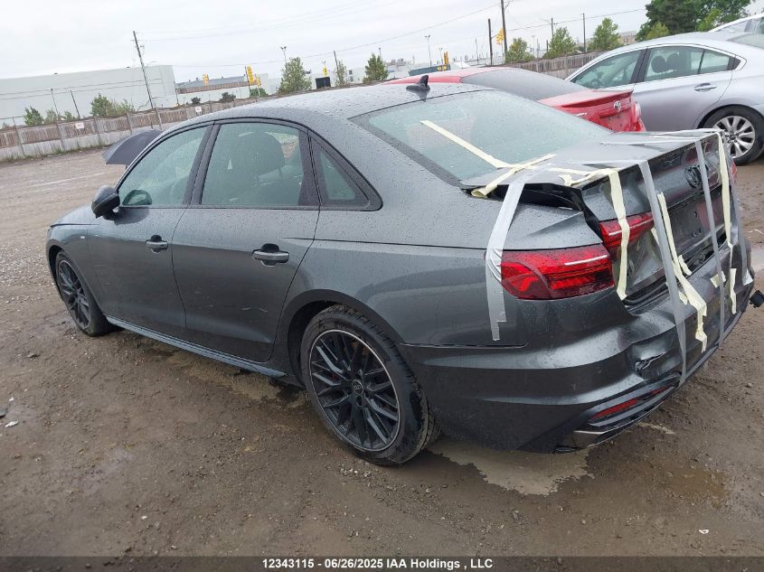 2024 Audi A4 45 Progressiv VIN: WAUEAAF4XRA086070 Lot: 12343115