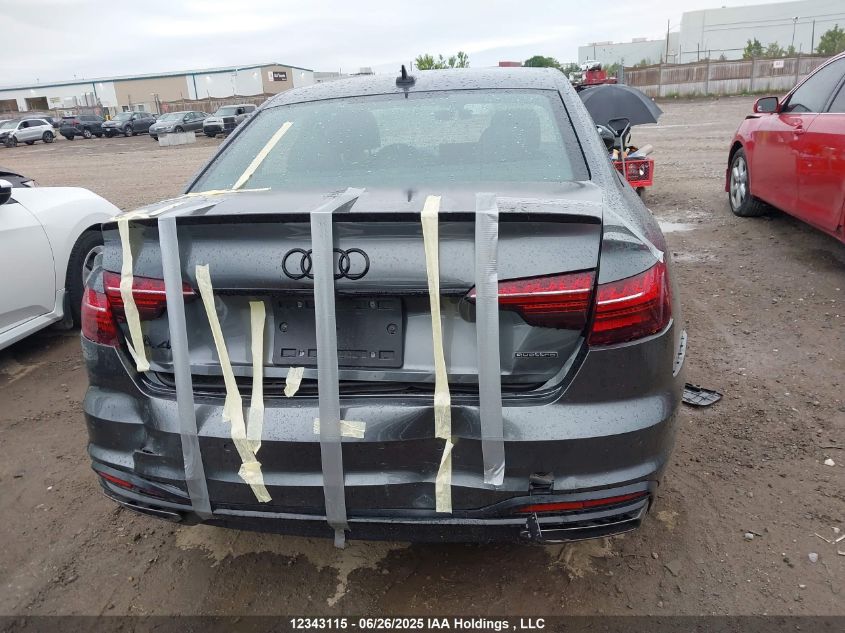 2024 Audi A4 45 Progressiv VIN: WAUEAAF4XRA086070 Lot: 12343115