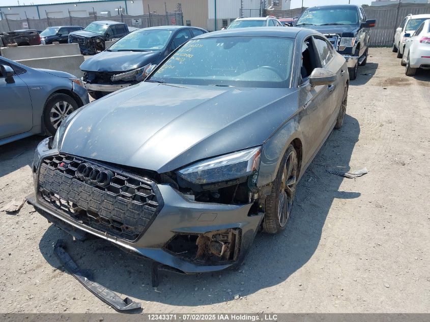 2022 Audi S5 Prestige VIN: WAUB4CF51NA030883 Lot: 12343371