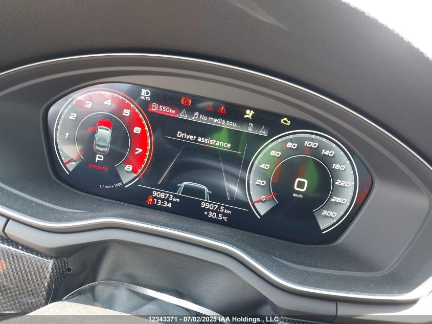 2022 Audi S5 Prestige VIN: WAUB4CF51NA030883 Lot: 12343371