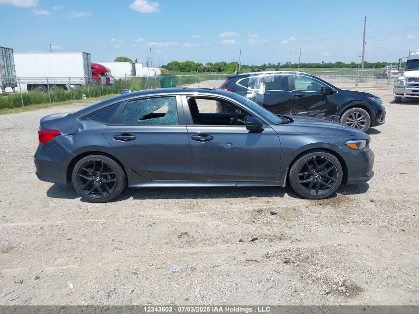 2022 Honda Civic Sport VIN: 2HGFE2F58NH126394 Lot: 12343603