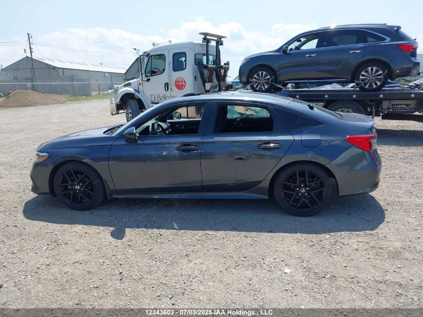 2022 Honda Civic Sport VIN: 2HGFE2F58NH126394 Lot: 12343603