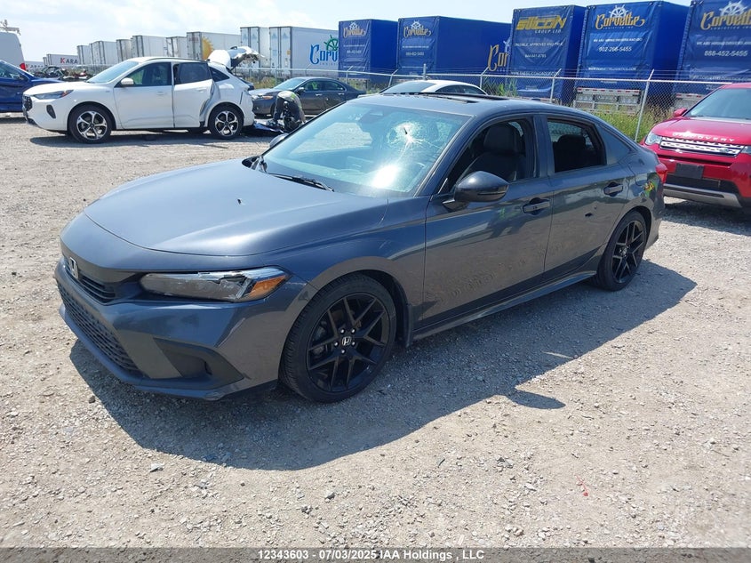2HGFE2F58NH126394 2022 HONDA CIVIC photo no. 2