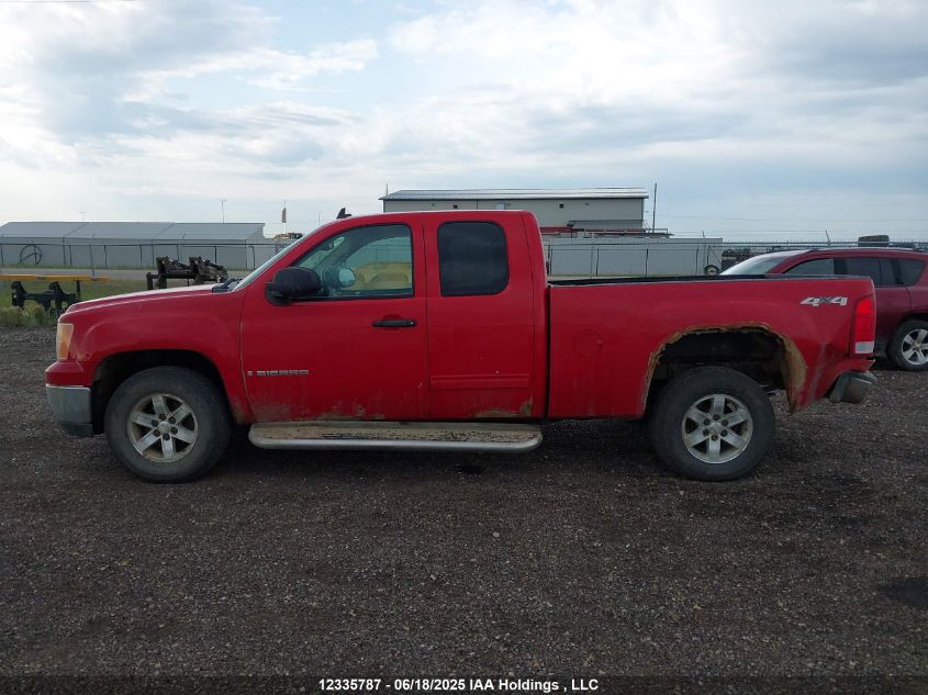 2009 GMC Sierra 1500 Wt/Sl VIN: 1GTFK19Y89Z168027 Lot: 12335787X