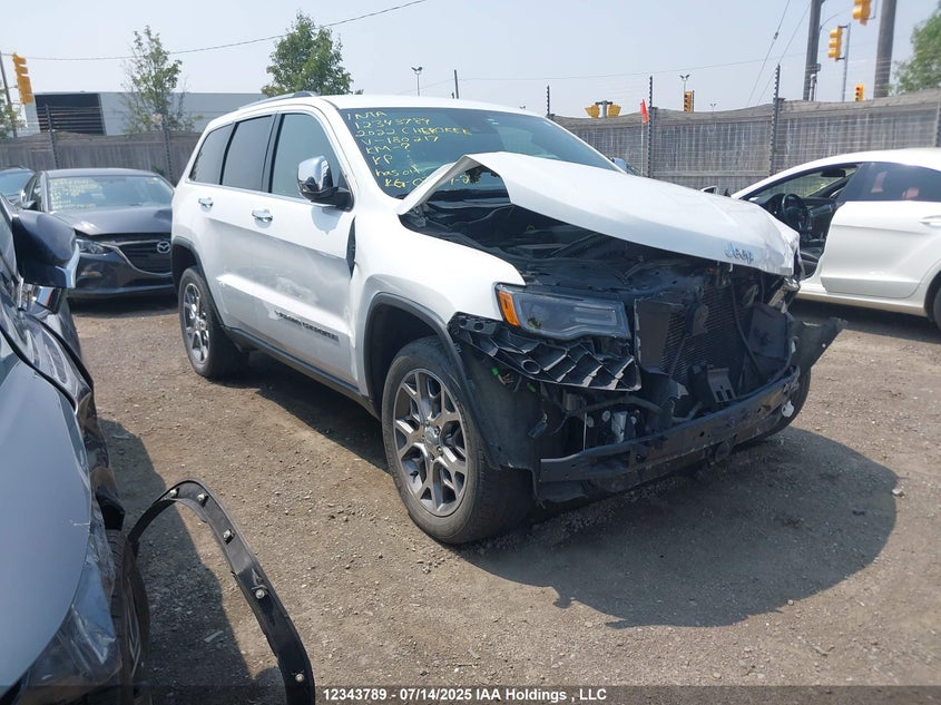 1C4RJFBG2NC180217 2022 Jeep Grand Cherokee Limited auction photo 1