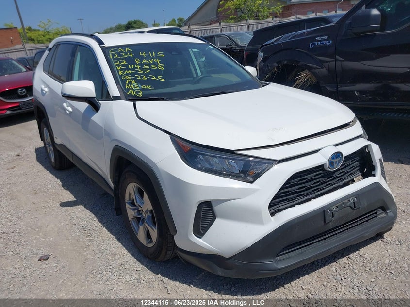 2T3BWRFVXNW144558 2022 Toyota Rav4 Le auction photo 1