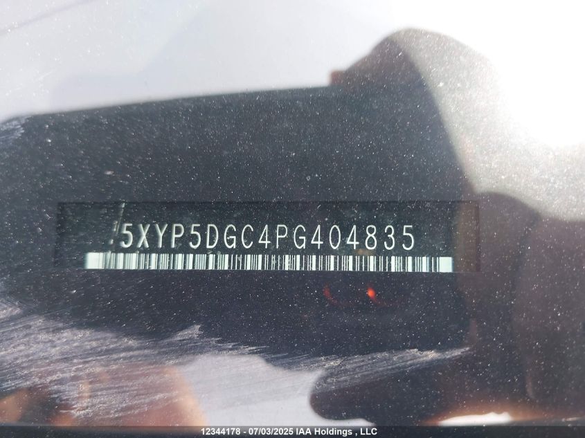 2023 Kia Telluride Sx/Sx Limited/X-Line/X-Pro VIN: 5XYP5DGC4PG404835 Lot: 12344178