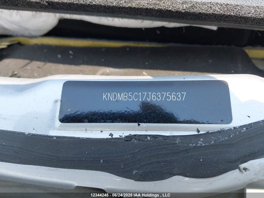 2018 Kia Sedona Lx/Lx+ VIN: KNDMB5C17J6375637 Lot: 12344245