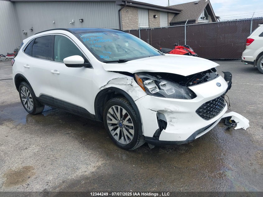 1FMCU9J99NUA68828 2022 Ford Escape Titanium auction photo 1