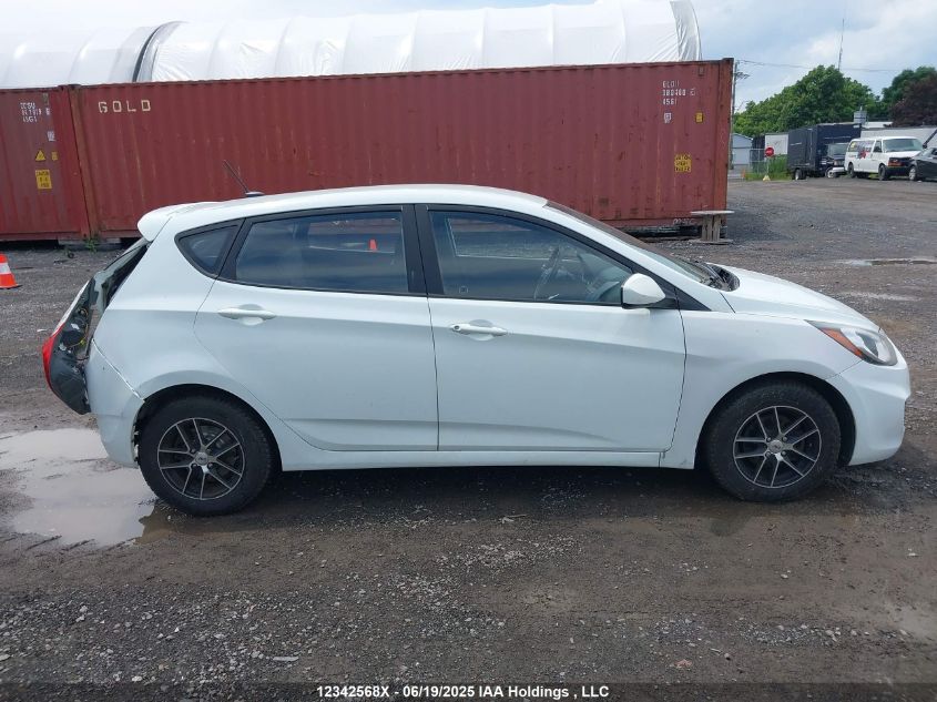 2013 Hyundai Accent Gl VIN: KMHCT5AE5DU126781 Lot: 12342568X