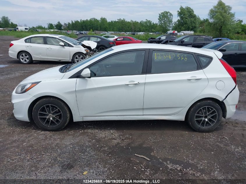 2013 Hyundai Accent Gl VIN: KMHCT5AE5DU126781 Lot: 12342568X