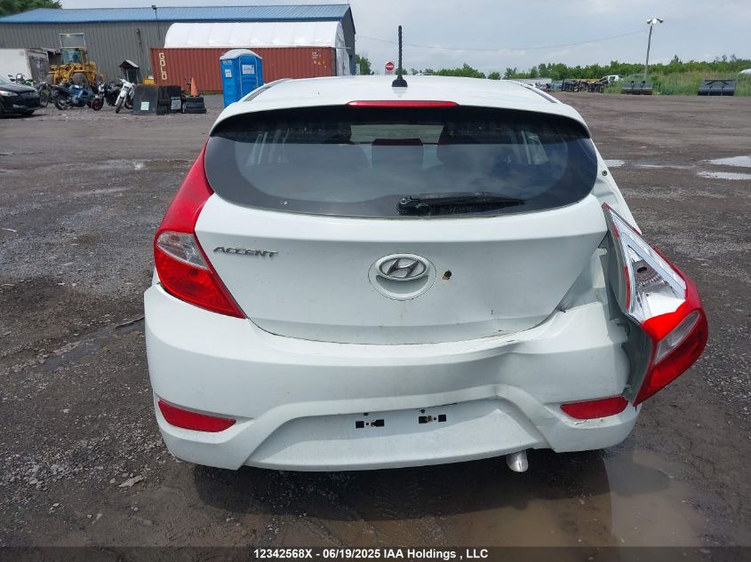 2013 Hyundai Accent Gl VIN: KMHCT5AE5DU126781 Lot: 12342568X
