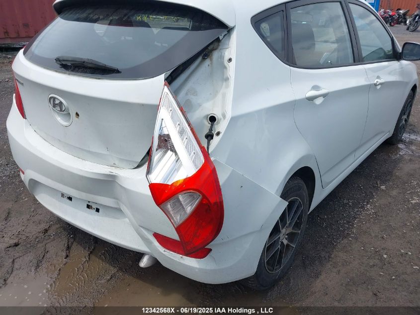 2013 Hyundai Accent Gl VIN: KMHCT5AE5DU126781 Lot: 12342568X